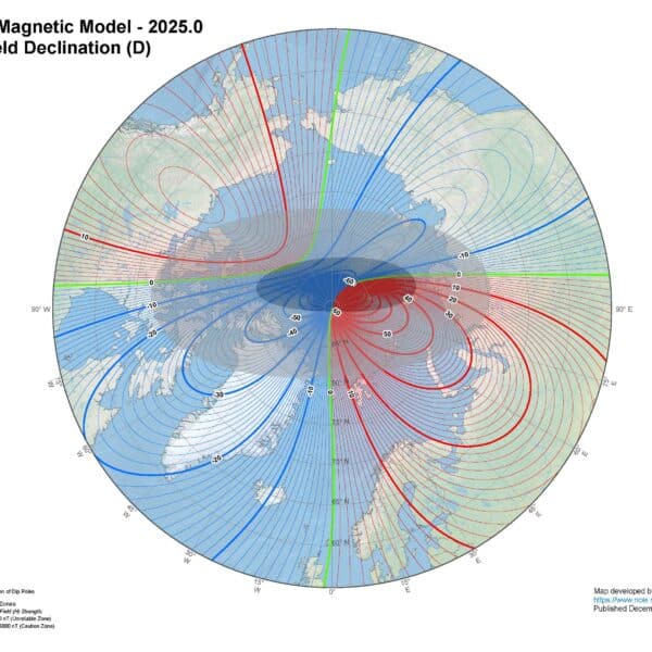 El Modelo Magnético Mundial 2025: Un avance clave para la navegación global