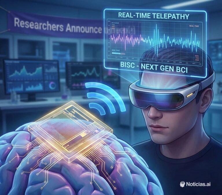 Telepatía (casi) real: el chip cerebral que hace streaming de tu cerebro en tiempo real