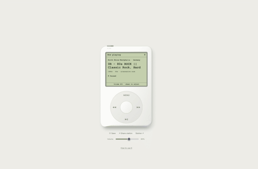 World Radio revive el iPod para escuchar miles de emisoras con GPT-6 Astra